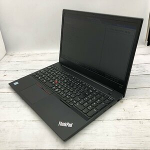 Lenovo ThinkPad E580 20KT-S2GC00 Core i5 8250U 1.60GHz/8GB/256GB(NVMe) 〔C0127〕