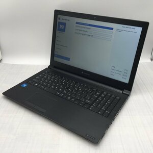 TOSHIBA dynabook B65/HS Core i5 1135G7 2.40GHz/8GB/256GB(NVMe) 〔B0634〕