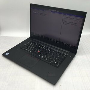 Lenovo ThinkPad P1 20QU-S2G41D Core i7 9850H 2.60GHz/32GB/なし 〔B0515〕