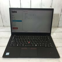 Lenovo ThinkPad X1 Carbon 20QE-S3260H Core i7 8665U 1.90GHz/16GB/512GB(NVMe) 〔B0227〕_画像2