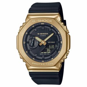 G-SHOCK 腕時計 ジーショック 時計 ウォッチ CASIO カシオ アナデジ メタルカバー 八角形 ゴールド GM-2100G-1A9JF [国内正規品]