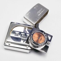 【1円】ZIPPO ジッポー時計付きライター タイムライト TIME LIGHT 文字盤ピンク 2003年 木箱 ap8880【一円スタート】_画像6