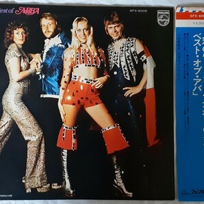 ABBA / THE BEST OF…恋のウォータールー, 木枯らしの少女 / ベストオブアバ (帯付き)【LPレコード】日本フォノグラム(株) 1974年発売の画像2