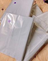 大容量 宅配袋 梱包 ビニール 袋 防水 B4 ホワイト シール付き 梱包 緩衝_画像3