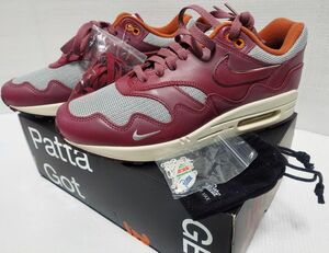 【新品試着のみ】NIKE AIR MAX 1 PATTA 27cm DO9549-001 ナイキ エアマックスワン ナイトマルーン