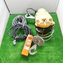 中古品 RYOBI リョービ 電動ウインチ 小型 最大吊揚荷重60kg 揚程20m WI-61C ②_画像1