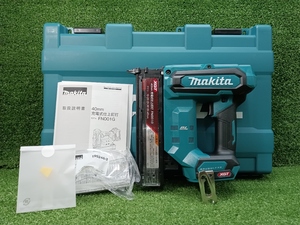 未使用 makita マキタ 40Vmax 40mm 充電式仕上釘打 FN001GZK 本体＋ケースのみ