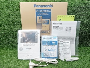 未使用 Panasonic パナソニック ワイヤレステレビドアホン モニター壁掛け式 VL-SGE30KLA ⑤