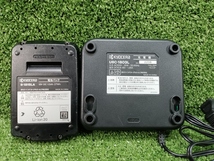 中古 KYOCERA 京セラ 18V 充電式チェンソー 有効切断長さ250mm ハーフトップハンドル 1.5Ahバッテリー 充電器 付 BCS-1800L1_画像10