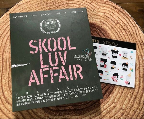 BTS SKOOL LUV AFFAIR トレカなし　新品未再生