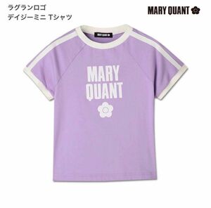 MARY QUANT マリークワント　ラグランロゴデイジーミニ Tシャツ