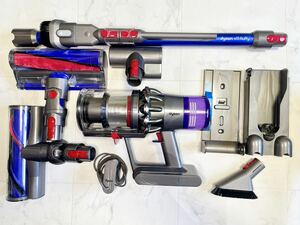 ダイソン SV14 V11 dyson コードレス サイクロン fluffy フラッフィー ダイレクトドライブ 洗浄清掃済 動作 充電OK 美品 付属品多数