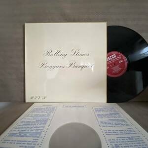 究極●【 最初期 プレス 1B -1U 】UK Mono ベガーズバンケット 超美品！ Stones ● Beggars Banquet - ストーンズ