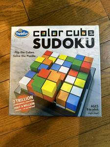 color cube SUDOKU 数独　知育玩具 パズル　　知育