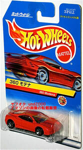 Hot Wheels Ferrari 360 modena フェラーリ モデナ レッド 日本語カード ホットウィール