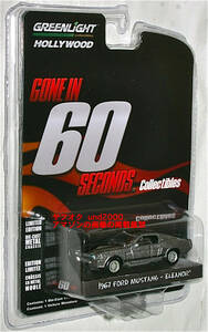 Greenlight 60セカンズ 1/64 1967 Ford Mustang Eleanor フォード マスタング エレノア Gone in 60 SecondsシェルビーShelbyグリーンライト