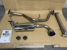 HKS スーパーターボマフラー エキゾースト マフラー スズキ JB64W ジムニー ステンレス JASMA 車検対応Super Turbo Muffler31029-AS004_画像2