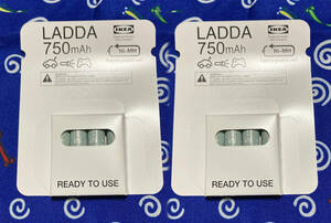 IKEA LADDA イケア ラッダ 単4 充電池 4本 2セット 新品・未開封品安心の日本製 