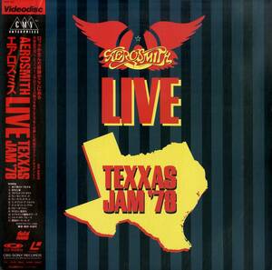 B00180096/【洋楽】LD/エアロスミス「Aerosmith Live Texxas Jam 78 (1989年・35LP-133・ハードロック)」