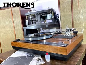  record player THORENS TD521 SME 3012-R installing new goods belt /SME shell / sub weight etc. attached Audio Station