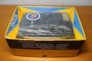 コダック Kodak　ポラロイドカメラ　EK260-EF　箱付き アメリカ製 made.in.U.S.A　レトロ/レア/ビンテージ　インスタントカメラ