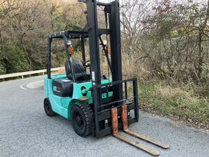 中古　MitsubishiforkliftFD20 ディーゼル　ハイマスト　サイドシフト　