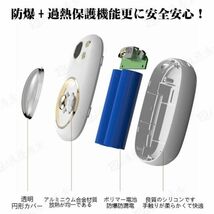 電気カイロ 充電式カイロ 10000/5200mAh モバイルバッテリー 繰り返し使えるカイロ レトロ 小型軽量 冬のギフト 寒さ対策 省エネ 贈り物1_画像7