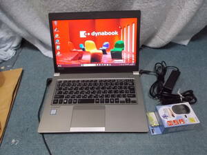 TOSHIBA dynabook R63/J Intel Core i5-8250U メモリ 16GB SSD 512G T3-3