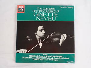 The Complete Recorded Legacy of GINETTE NEVEU RLS739 ジネット・ヌヴー EMI レコード 音楽