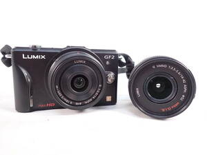 Panasonic パナソニック LUMIX ルミックス GF2 G1:2.5/14 ASPH Φ46 0.18m/0.59ft-∞ VARIO 1:3.5-5.6/14-42 デジタルカメラ レンズ