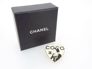 CHANEL シャネル ブローチ 06P ココ マドモアゼル ハート ココマーク アクセサリー ファッション小物 箱 ブランド品