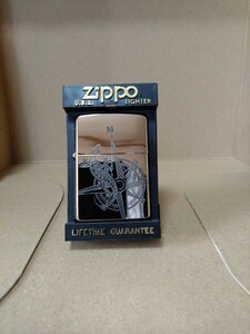 未使用品　1994年　ZIPPO　ジッポー　Marlboro　マルボロ　アドベンチャーチーム　トカゲ　リザード　コンパス