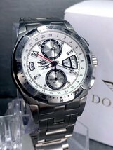 新品 正規品 ドミニク DOMINIC 自動巻き 腕時計 オートマティック カレンダー 防水 ステンレス シルバー ホワイト ビジネス プレゼント_画像2