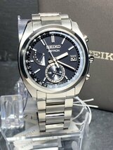 国内正規品 新品 SEIKO セイコー ASTRON アストロン 腕時計 チタン ソーラー 電波 ワールドタイム アナログ カレンダー メンズ SBXY015_画像3