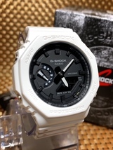 新品 CASIO カシオ 正規品 G-SHOCK ジーショック Gショック 腕時計 多機能 アナデジ腕時計 八角形 アーバンアウト プレゼント ホワイト_画像3