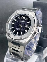 新品 テクノス TECHNOS 正規品 腕時計 アナログ腕時計 ソーラー ステンレス 3気圧防水 カレンダー シルバー ブラック メンズ プレゼント_画像3
