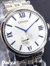 新品 シチズン CITIZEN 正規品 腕時計 クオーツ スモールセコンド ステンレスベルト ホワイト アナログ腕時計 プレゼント ギョーシェ彫り_画像1