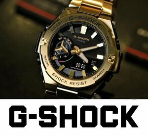 1円 最新作 CASIO カシオ G-SHOCK ジーショック メンズ タフソーラー 腕時計 ダイバー 20気圧防水 ステレンス Bluetooth ゴールド 金