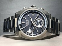 国内正規品 新品 SEIKO セイコー ASTRON アストロン 腕時計 チタン ソーラー 電波 ワールドタイム アナログ カレンダー メンズ SBXY015_画像5