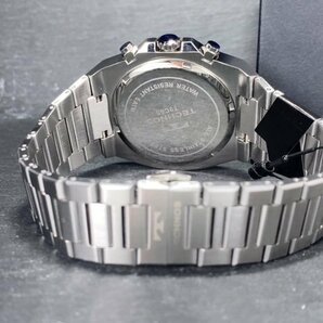 新品 テクノス TECHNOS 正規品 腕時計 アナログ腕時計 クオーツ ステンレス クロノグラフ 5気圧防水 多機能 シルバー ブルー プレゼントの画像8