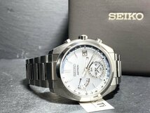 国内正規品 新品 腕時計 SEIKO セイコー ASTRON アストロン 電波 ソーラー チタン ワールドタイム カレンダー 10気圧防水 メンズ SBXY009_画像6