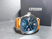 新品 シチズン CITIZEN 正規品 シチズン 自動巻き 腕時計 アナログ腕時計 AUTOMATIC オートマチック スモールセコンド カーフレザー 防水_画像6