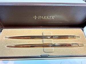 ♪♪PARKER　パーカー　ボールペン（青インク）　シャープペンシル　２本セット　ケース付き♪♪