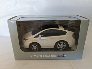 プリウス 30系 ミニカー トヨタ プルバックカー 白 カラーサンプル 色見本 非売品 PRIUS　中古　管理№ 6820