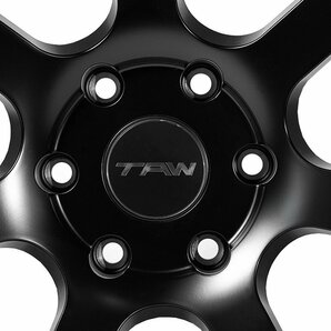 数量限定 \1スタート 200系ハイエース ホイール TAW Styling6 18X8.0J +37 6H139.7 マットブラック ホイール4本セット 18インチの画像5