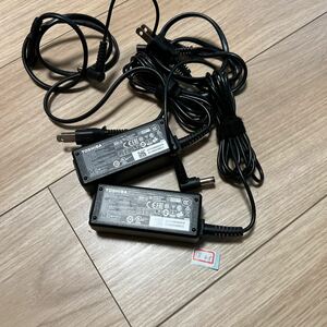 ［中古］#1848#TOSHIBA ACアダプター 2個