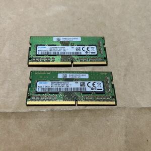 16GB#ZG16DN#SAMSUNG 8GB 1Rx8 PC-2400T-SA1-11。8GBx2枚=16GB