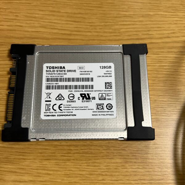 SSD 128GB #JE06AO# TOSHIBA THNSFK128GCS128.0GB