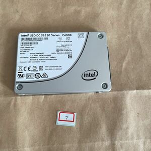 SSD 240.0GB #7# INTEL SSDSC2BB240G7 240.0GB