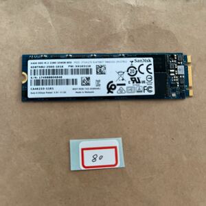 SSD #80# SanDisk SD8TN8U-256G-1016 256.0GB